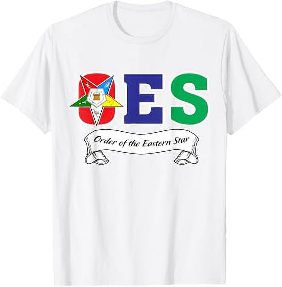 OES Symbol Ribbon Order of the Eastern Star Parents' Day T-Shirt ...