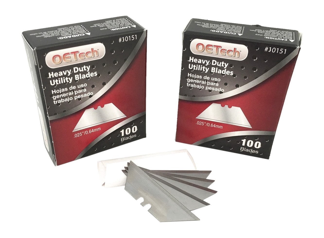 OETech Heavy Duty Utility Knife Blades #10151, 200 Blades, 200 Piece