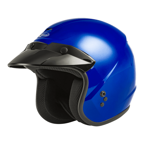 OF-2 OPEN-FACE HELMET BLUE LG