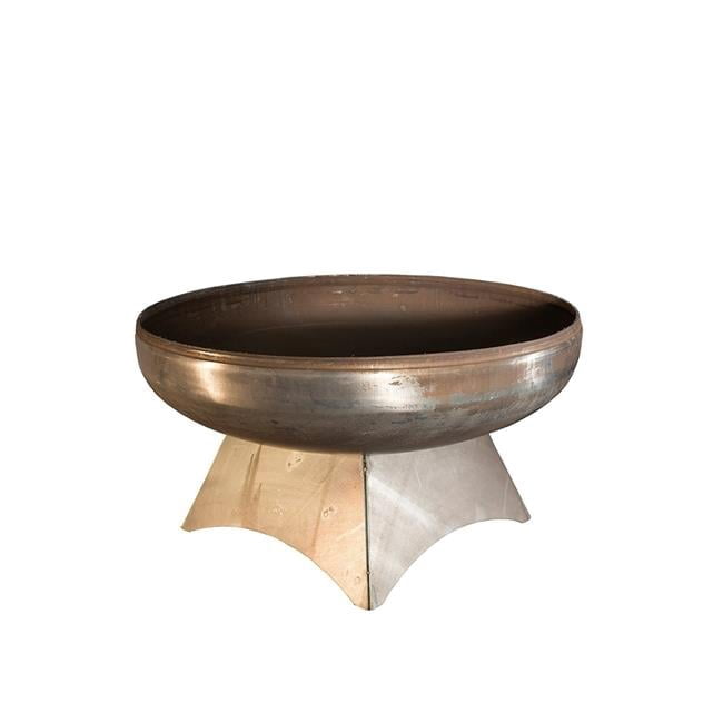 OF48LTY-SB 48 dia. Liberty Natural Steel Standard Base Fire Pit