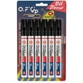 thumbnail image 1 of OFC-P Oil-Based Permanent Paint Marker Pen,Medium Tip,Black,Pack of 6, 1 of 7