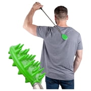 OFEFE 1PC Extendable Big Back Scratcher, Long Stick Double-Sided Itch Reliever for Back, Head & Body for Men & Women, Mothers Day Gifts, Extends Up to 22.83 Inches Green