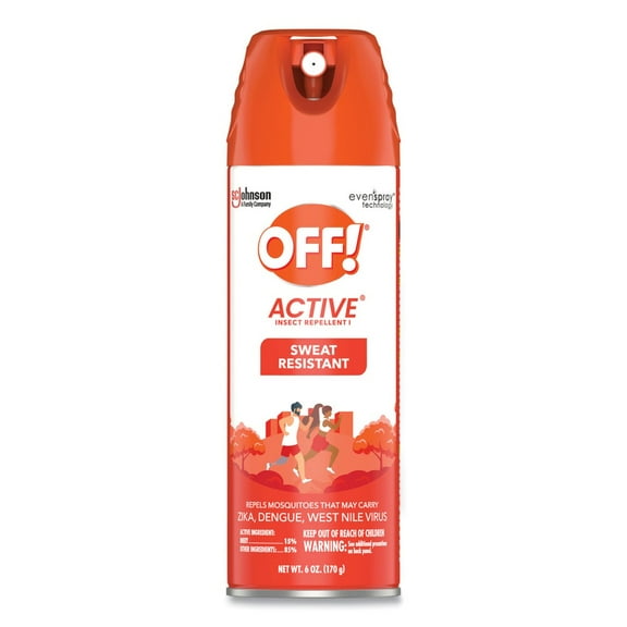 OFF! 334678 ACTIVE 6 oz. Aerosol Spray Insect Repellent (12/Carton)