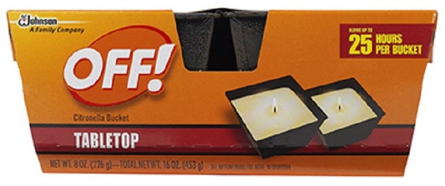 OFF! 72010 2 Pack Of 8 oz Tabletop Citronella Candle Buckets - Quantity ...