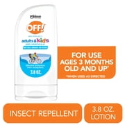 OFF! Insect Repellent Lotion for Adults & Kids, Fragrance-Free Bug Repellent for Everyday Protection from Mosquitoes, 3.8 oz