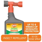 OFF! Backyard Bug Control Pretreat, 32 oz, 1 Count, Outdoor Bug Treatment, Covers up to 16,000 sq. ft., Kills for up to 8 Weeks, With a Convenient Hose Connection