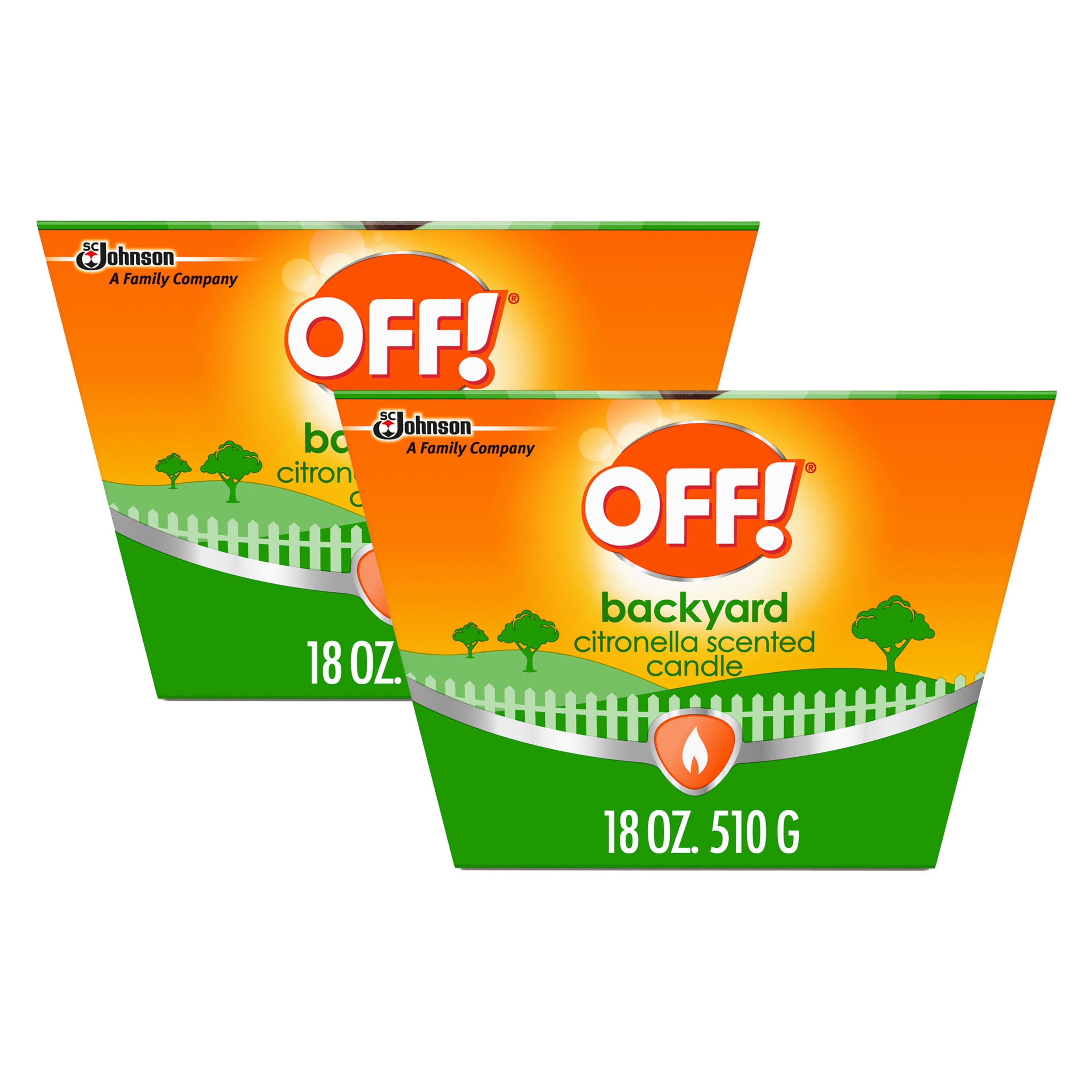 OFF! Backyard Citronella Scented Candle Bucket, Black and Gold, 18 oz