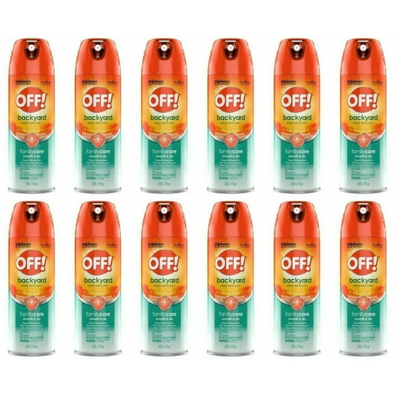 OFF Backyard FamilyCare Mosquito and Insect Repellent Spray, 6 oz
