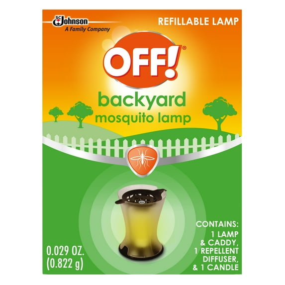 OFF! Backyard Mosquito Lamp Refillable Repellent, 0.822 g