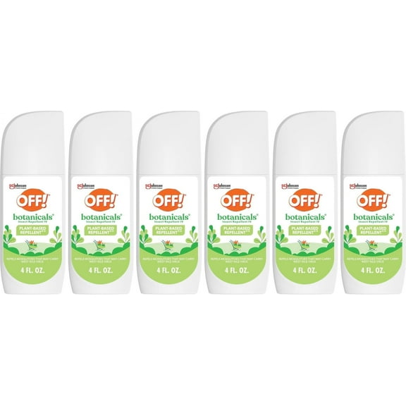 OFF Botanicals Insect Repellent IV Mosquito Spritz, Lasts Up To 2 Hrs 4 oz 6pk