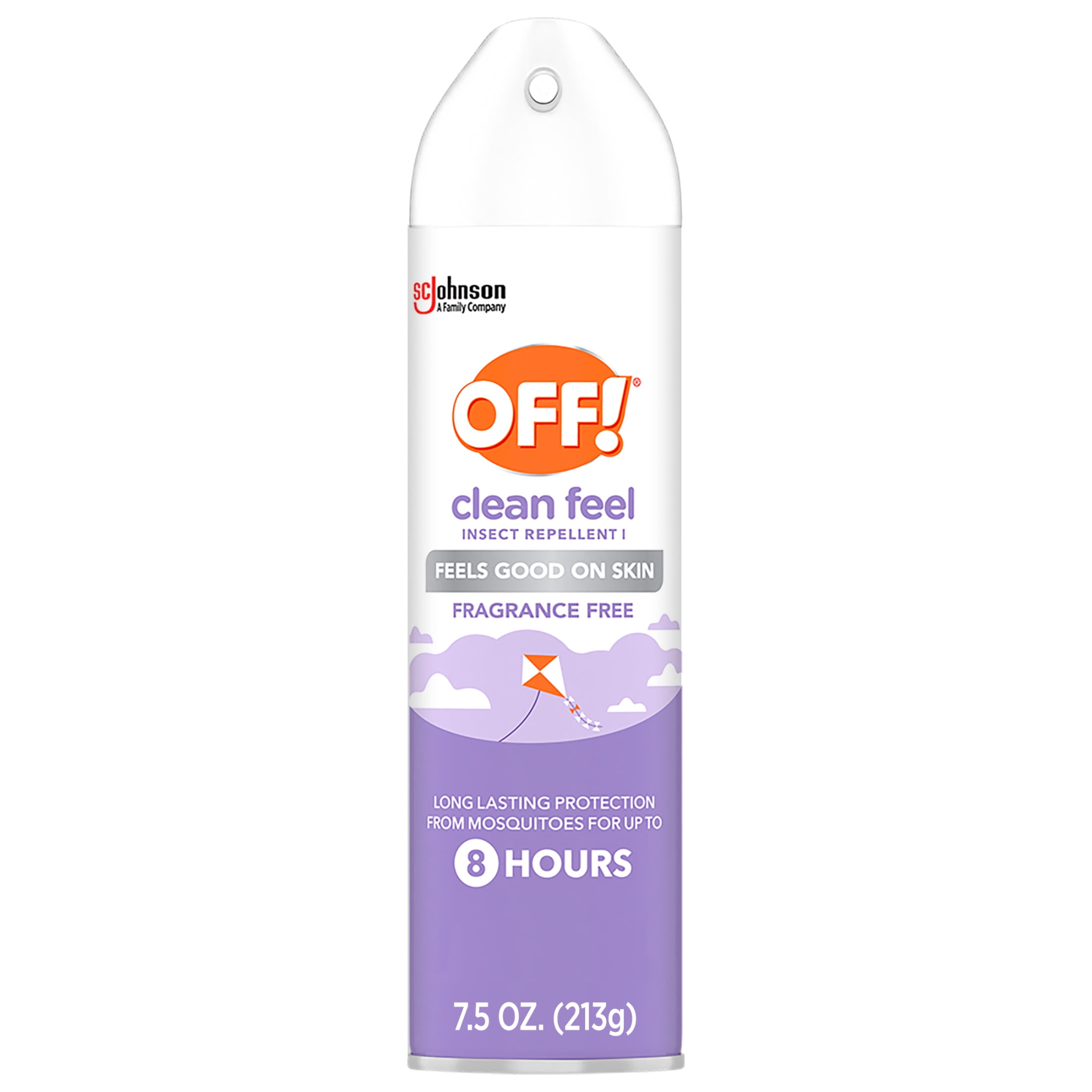 OFF! Clean Feel Insect Repellent 1, Aerosol Mosquito & Bug Spray with