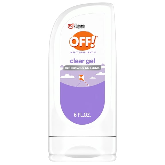 OFF! Clean Feel Insect Repellent Clear Gel with 20% Picaridin, Bug Repellent with Long Lasting Protection from Mosquitoes, Hydrating, 6 oz