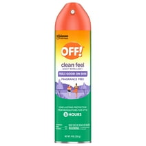 OFF!® Clean Feel Picaridin Mosquito Repellent Aerosol, Long-lasting OFF!® Bug Spray Protection for Everyday Use, 9 oz