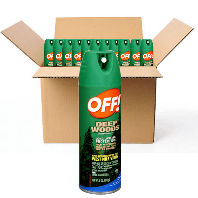Deep Woods Insect Repellent, 6 oz Aerosol Spray, 12/Carton Deep Woods Insect Repellent, 6 oz Aerosol Spray, 12/Carton
