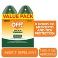 thumbnail image 1 of OFF! Deep Woods Insect Repellent V, Backyard, Biting Insect Spray for Outdoor Use, 9 oz, 2 Count, 1 of 14