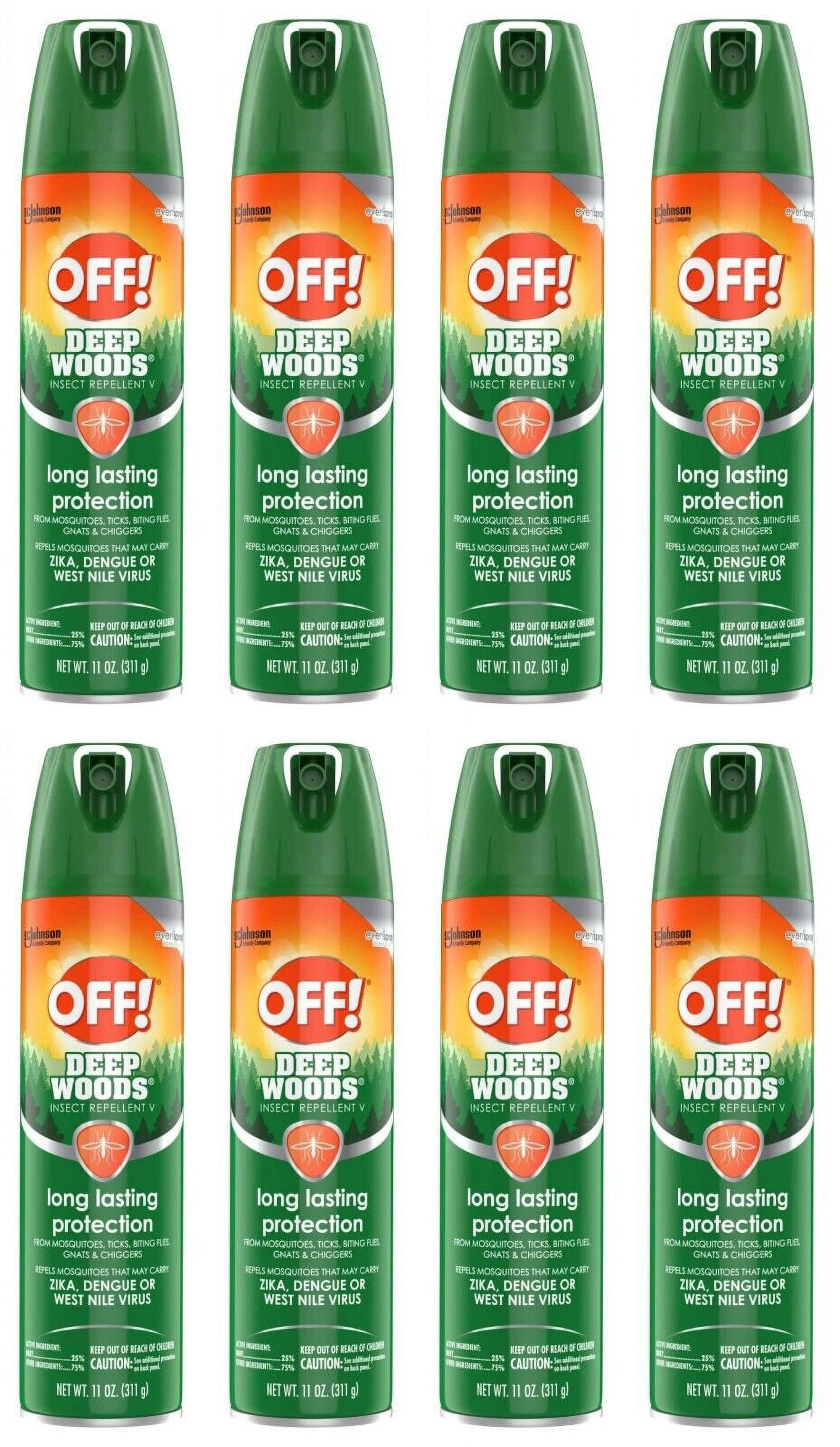OFF! Deep Woods Insect Repellent V Bug Spray & Mosquito Repellent, Non