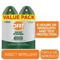 thumbnail image 1 of OFF! Deep Woods Insect Repellent V&nbsp;Mosquito &&nbsp;Bug Spray, 6 fl oz, 2 ct, 1 of 14