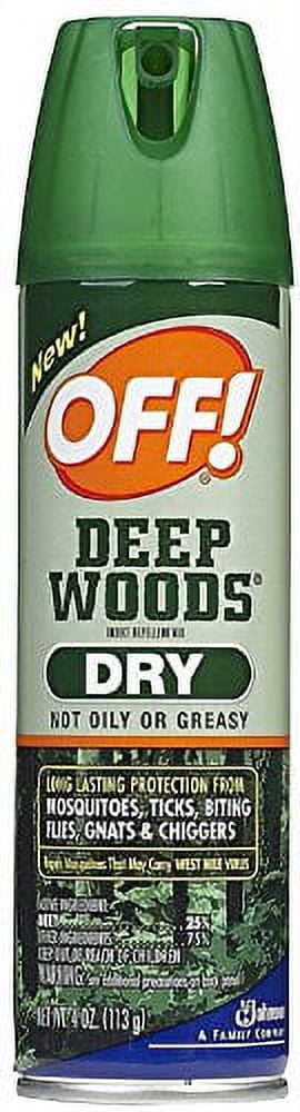 OFF! Deep Woods Insect Repellent VIII Dry, 4 oz, 1 ct (Pack of 4 ...