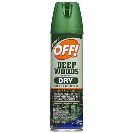 OFF! Deep Woods Insect Repellent VIII Dry, 4 oz, 1 ct (Pack of 4)