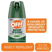 OFF! Deep Woods Mosquito Insect Repellent VIII Dry Bug Spray, 2.5 oz