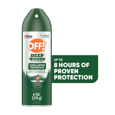 OFF! Deep Woods Mosquito Repellent V, up to 8 Hours of Prote Countion from Mosquitoes, 6 oz
