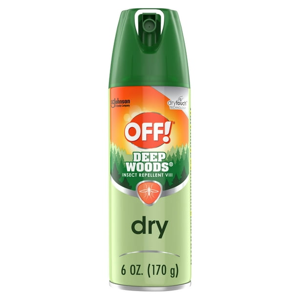 OFF! Deep Woods Mosquito Repellent VIII, Dry Insect & Bug Spray for