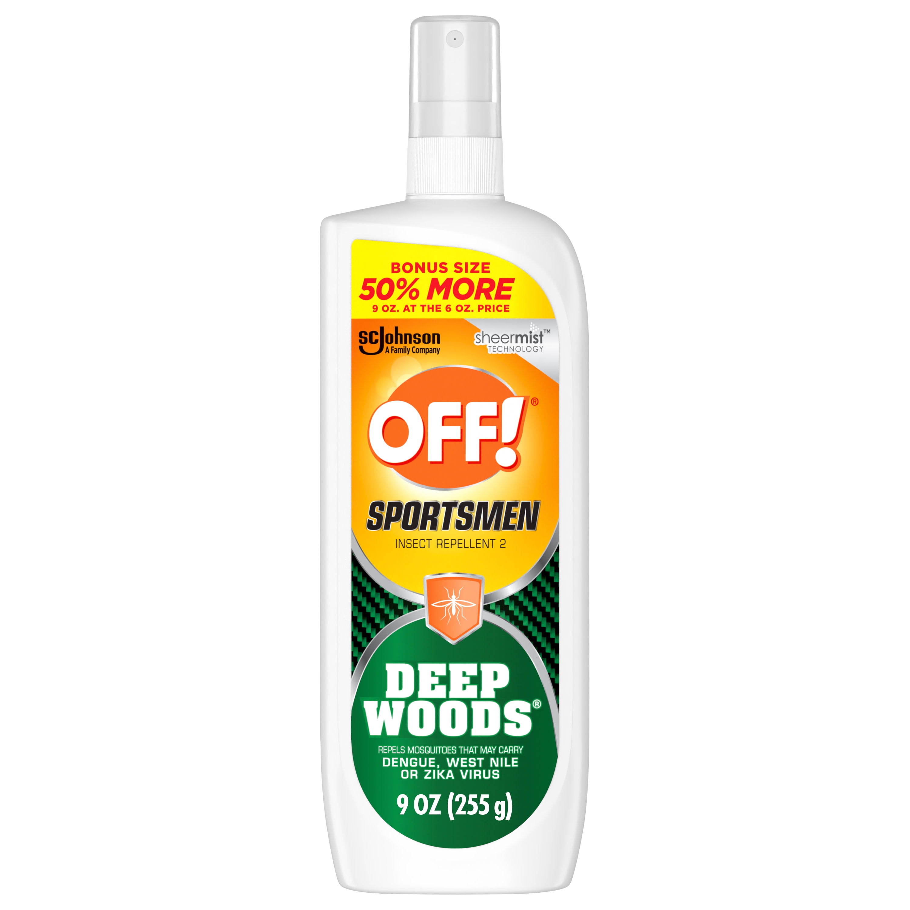OFF! Deep Woods Sportsmen 25 Deet Insect Repellent II, Mosquito Bug