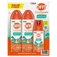OFF! Family Care Mosquito Repellent Smooth and Dry, 2 x 6 Ounce & 2.5