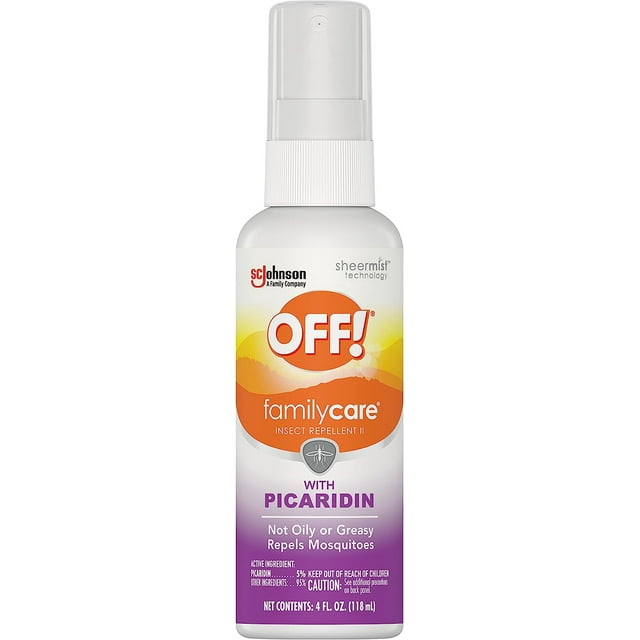 OFF! FamilyCare Insect & Mosquito Repellent Spritz, Bug Spray Made with