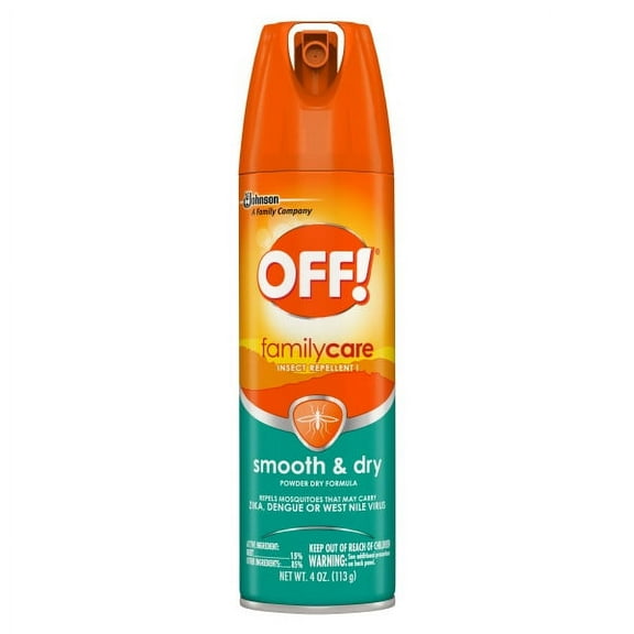 OFF! FamilyCare Insect Repellent I, Smooth & Dry, 4 oz, 1 ct, Pack of 4