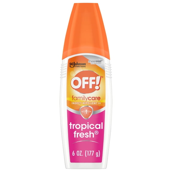 OFF! FamilyCare Insect Repellent III, Tropical Fresh, Non-Greasy Bug Spray, 6 oz