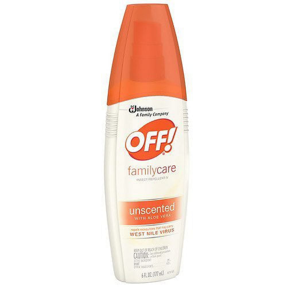 OFF! FamilyCare Insect Repellent IV, Unscented, 6 oz (1 ct) (Pack of 4