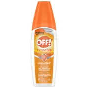 OFF! FamilyCare Insect Repellent Spray, 6 oz Spray Bottle, Unscented