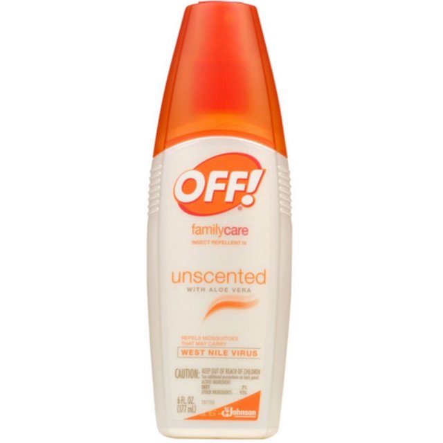 OFF! FamilyCare Mosquito Repellent IV, Unscented, 6 oz, 1 ct, Pack of 4