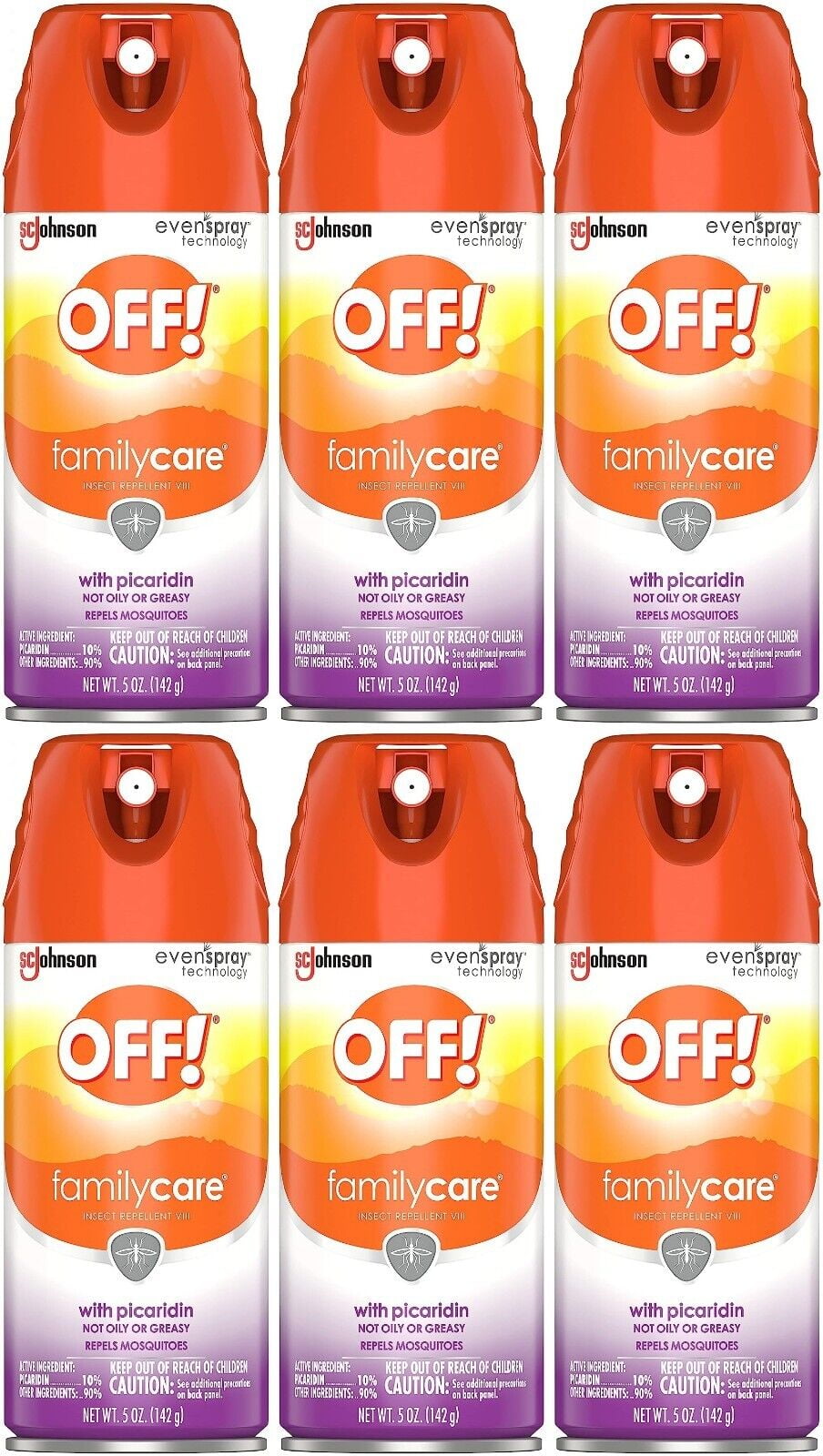 OFF! Insect Repellent Aerosol, Dry, NonGreasy Bug Spray with Long