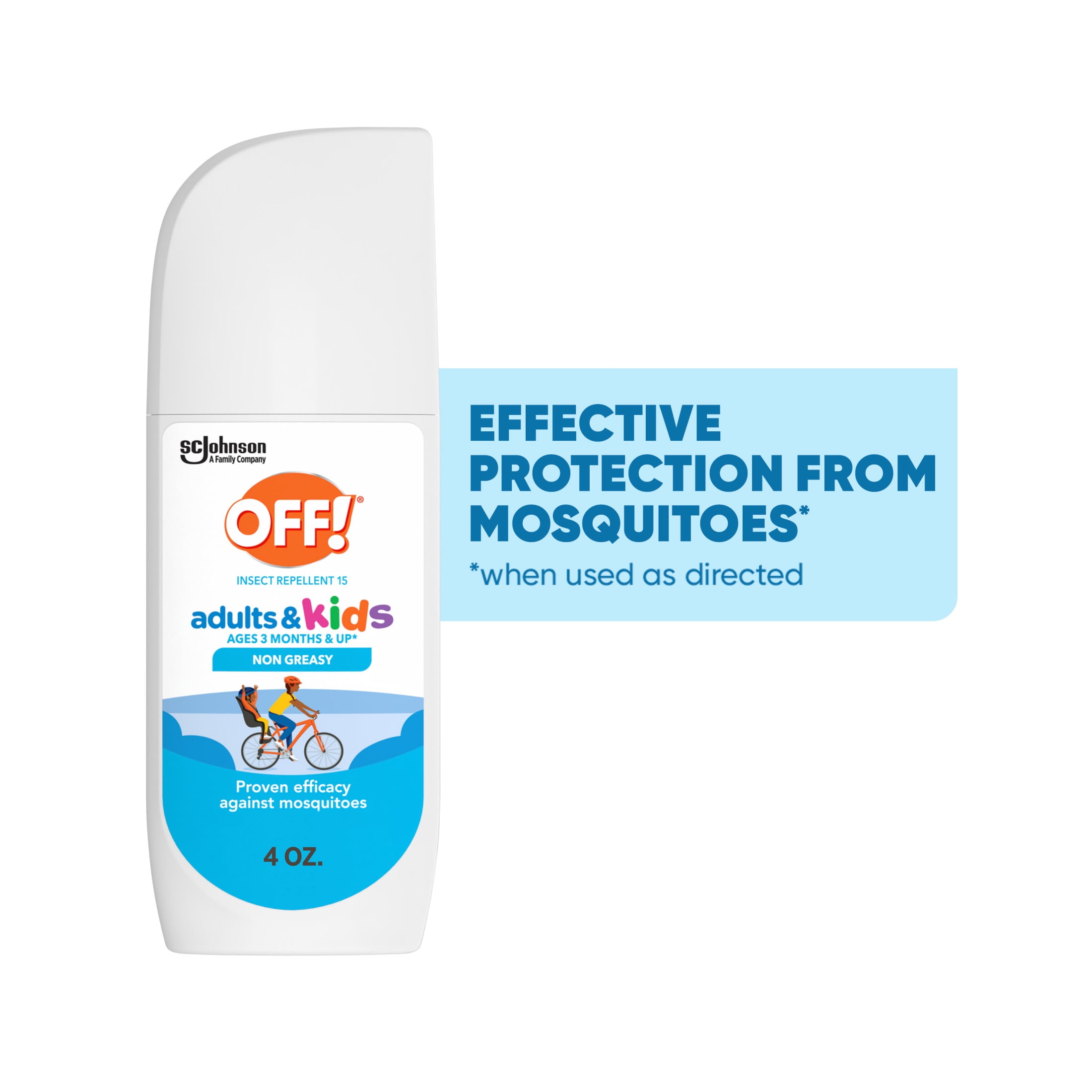 OFF! Picaridin Insect Repellent Spritz for Adults & Kids, Fragrance-Free, Deet Free Bug Spray for Everyday Protection from Mosquitoes, Travel Essentials, 4 oz