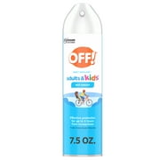 OFF! Insect Repellent Aerosol for Adults & Kids, Fragrance-Free, Deet Free Bug Spray for Everyday Protection from Mosquitoes, Travel Essentials, 7.5 oz