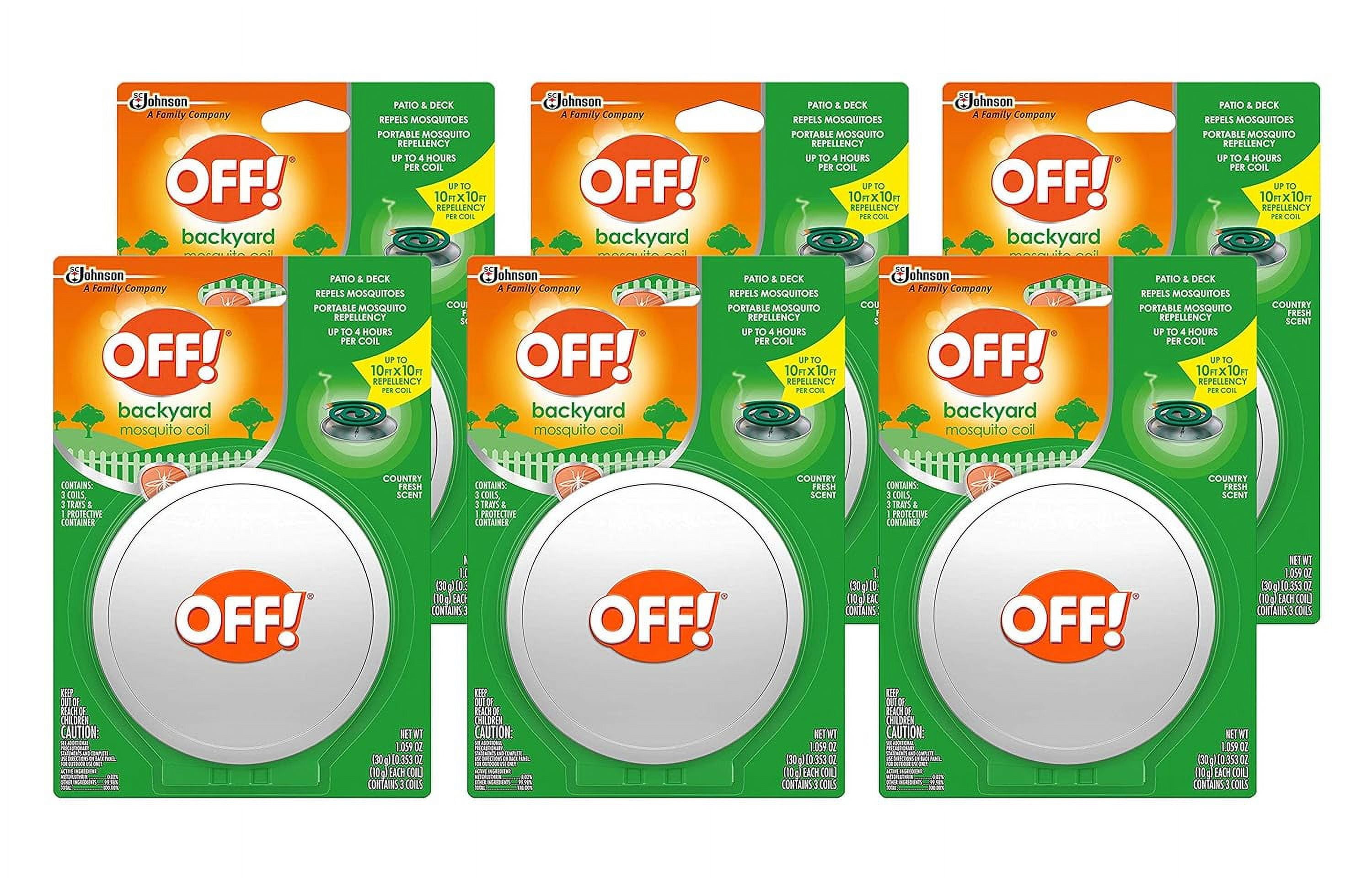 OFF! Mosquito Coil Starter Pack, 1.059 oz (6-Pack) - Walmart.com