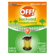 OFF! Mosquito Repellent Lamp & Caddy, Backyard Bug Deterrent Impa Counting 100 Square Feet