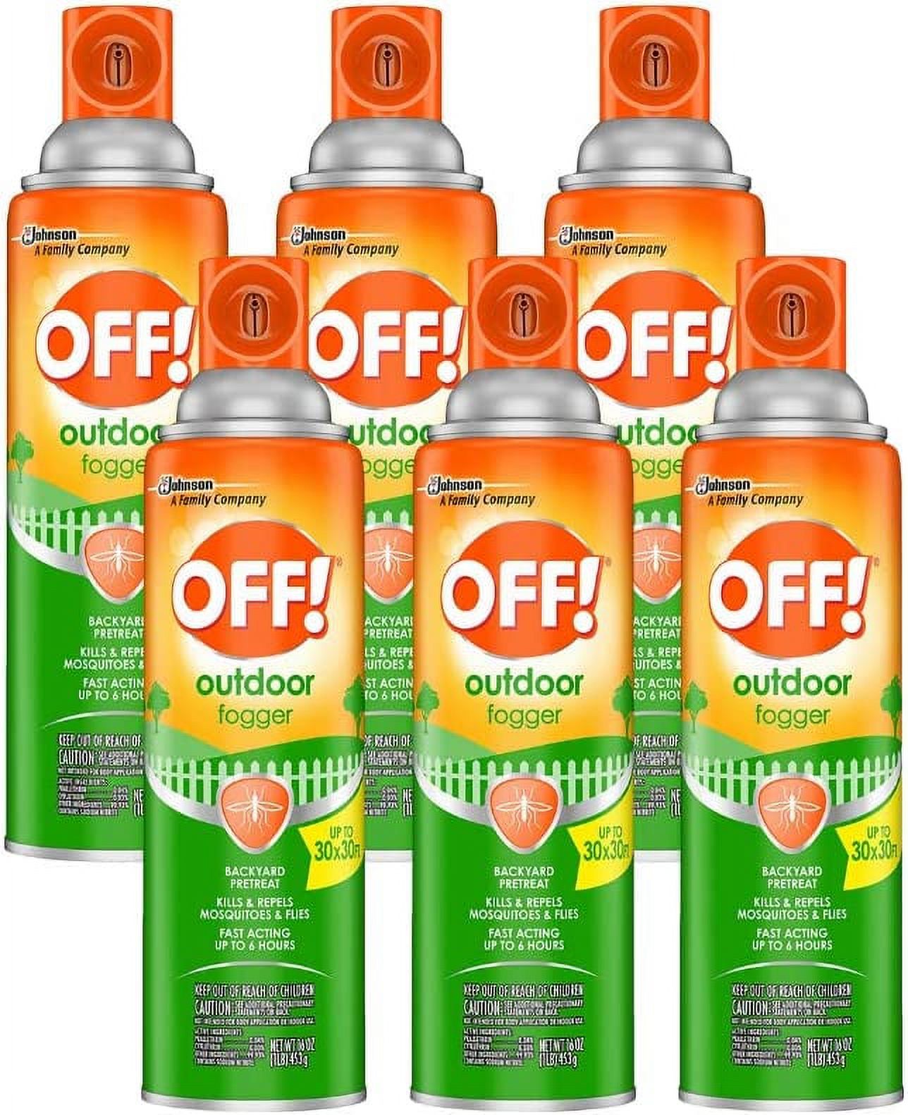 OFF! Outdoor Fogger, 16 OZ (Pack 6) 1.00 Pound (Pack of 6)