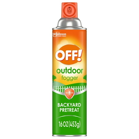 OFF!® Outdoor Insect Fogger, 16 Oz, 1 Ct, Mosquito Fogger, Up to 6 hrs of Protection, Repels Flies, Mosquitoes, Non-biting Gnats, Small Flying Moths and Wasps