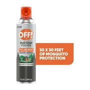 OFF! Outdoor Mosquito Fogger, Campsite Insecticide with up to 6 Hours of Protection, 12 oz