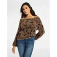 thumbnail image 1 of Sofia by Sofia Vergara Women's and Women's Plus Size Off Shoulder Sweater, Mid Weight, Size XS-4X, 1 of 4