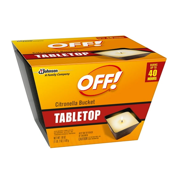 OFF! Scented Citronella Candle, 18 oz, 1 ct, Backyard Outdoor Candle, Burn Time up to 40 Hours, Provides Ambiance and a Gentle Glow for Outdoor Occasions