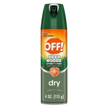 OFF! Sportsmen Deep Woods Dry Insect Repellent IV, Non-Greasy Mosquito Bug Spray, 4 oz