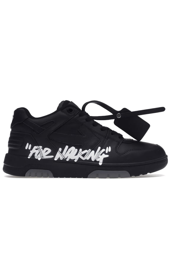 Men's Out Of Office OOO "For Walking" Low Tops Black White Shoes, from StockX