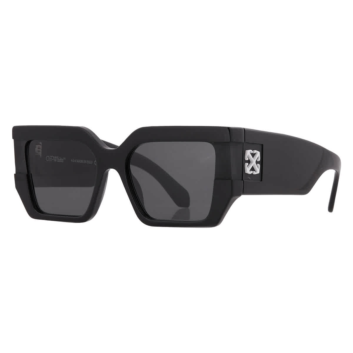 Off-White OERI148 DOVER 0107 Square Sunglasses – White\\ Grey Off-White Sunglasses OERI109 Lawton 0107 white White grey  main image 2