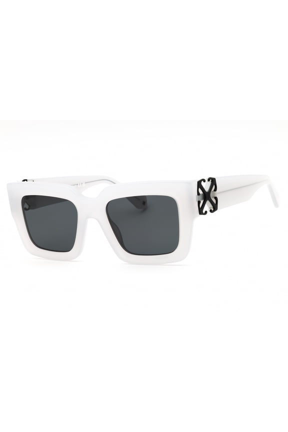 OERI14D MYSTIC 0907 52mm Square Sunglasses Unisex Shiny Grey
