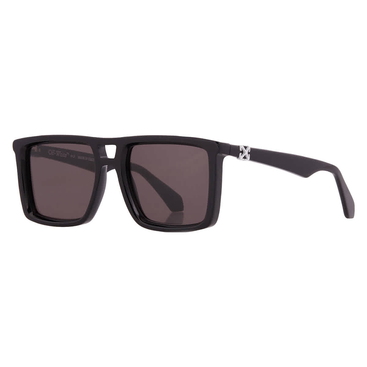 Off-White STRATFORD Dark Grey Square Unisex Sunglasses  display picture 2