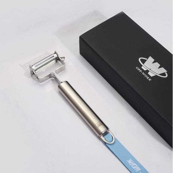 OFF-WORK Dual-Blade 304 Stainless Steel Horizontal Peeler  Efficient and Precise for Easy Peeling